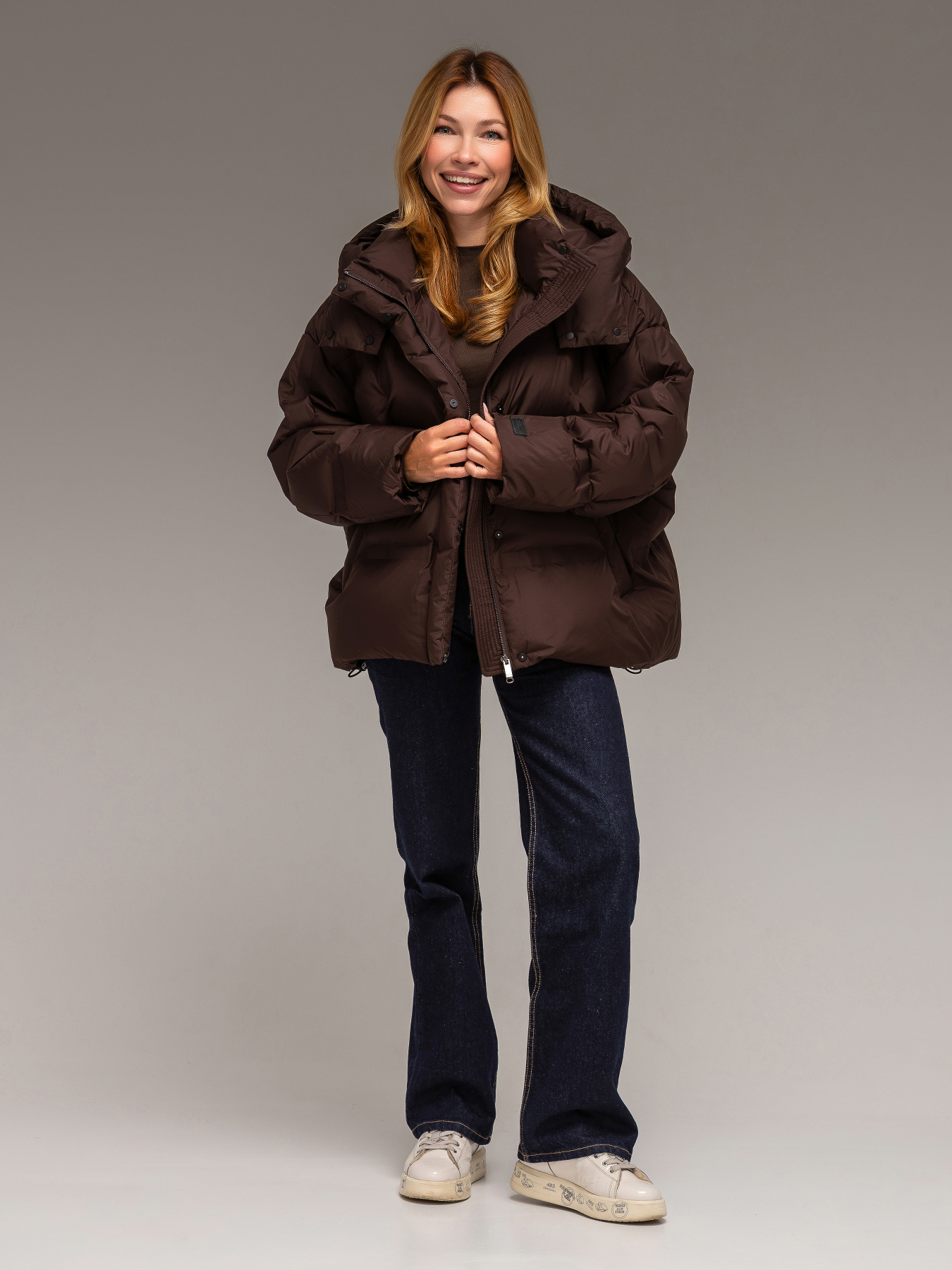 Зимова куртка YIMOSIS модель 1038-brown Фото