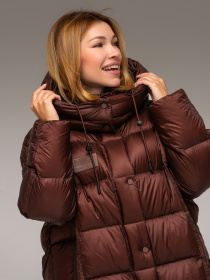 Зимова куртка YIMOSIS модель 1019-burgundy Фото