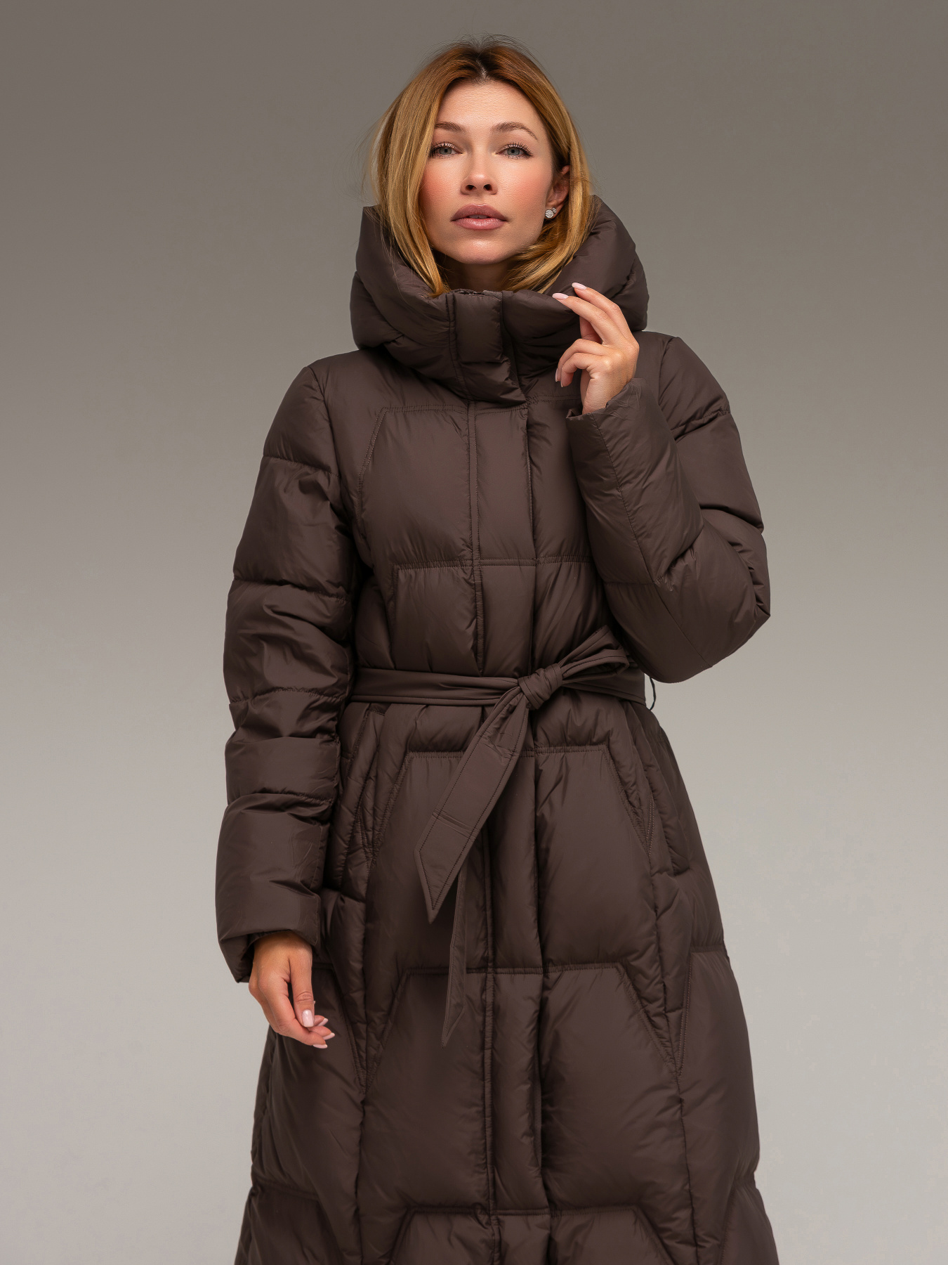 Пуховик YIMOSIS модель 1986-brown Фото