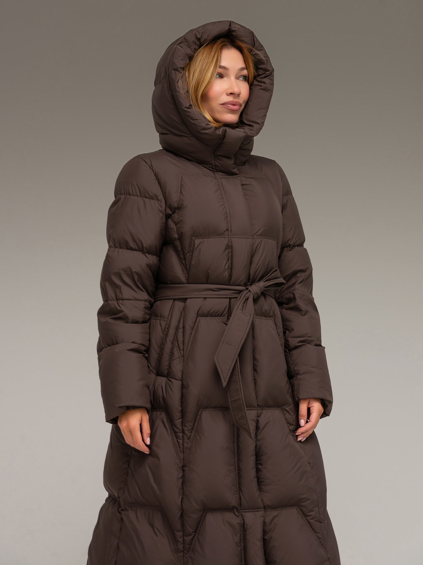 Пуховик YIMOSIS модель 1986-brown Фото