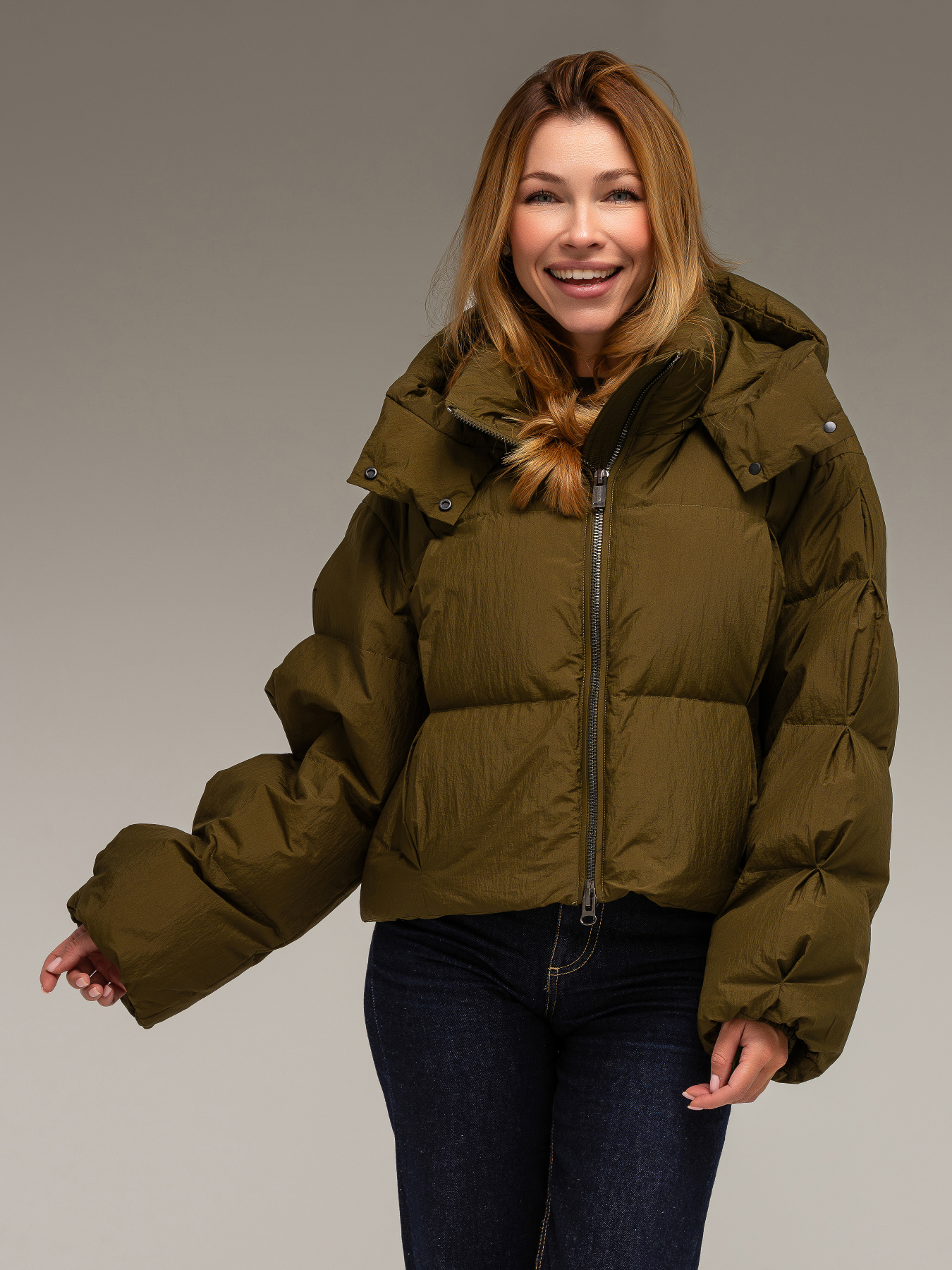 Зимняя куртка YIMOSIS модель 1049-хакі Фото