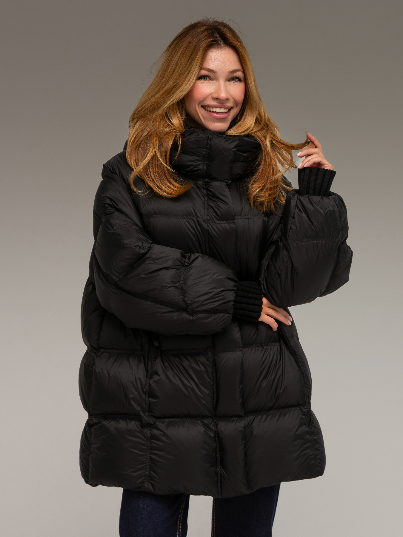 Зимова куртка YIMOSIS модель 1067-black Фото