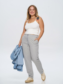 Брюки повседневные Роза модель 220505_grey Фото