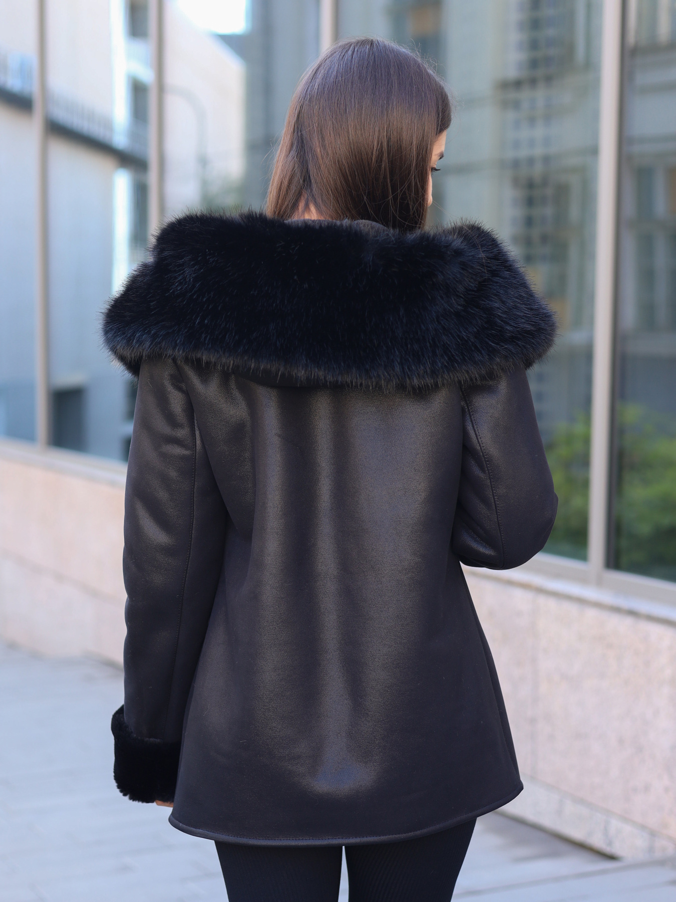 Дубленка MilaNova модель Дубленка Д - 244 черная1 Фото