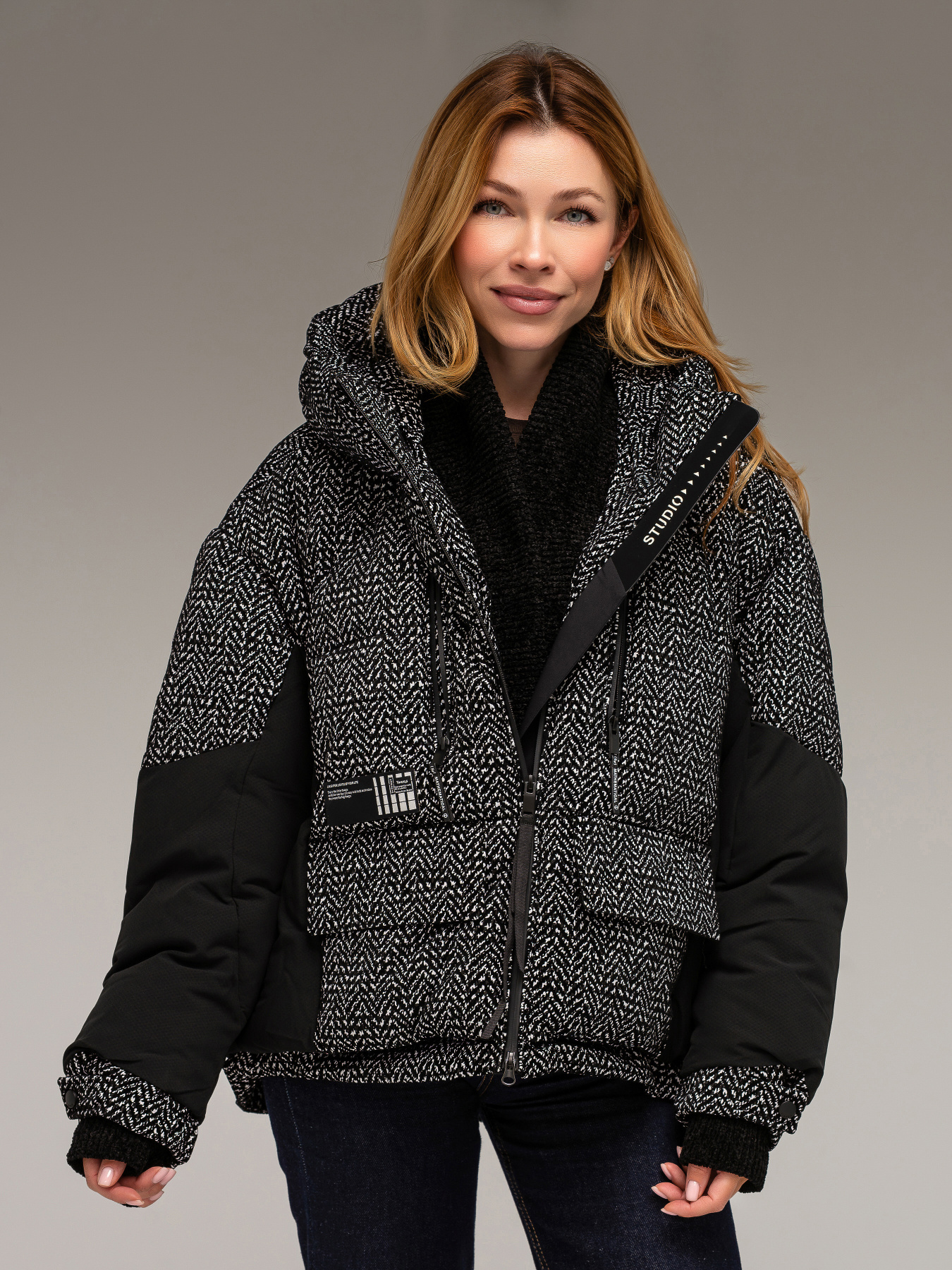 Зимова куртка YIMOSIS модель 1902-black Фото