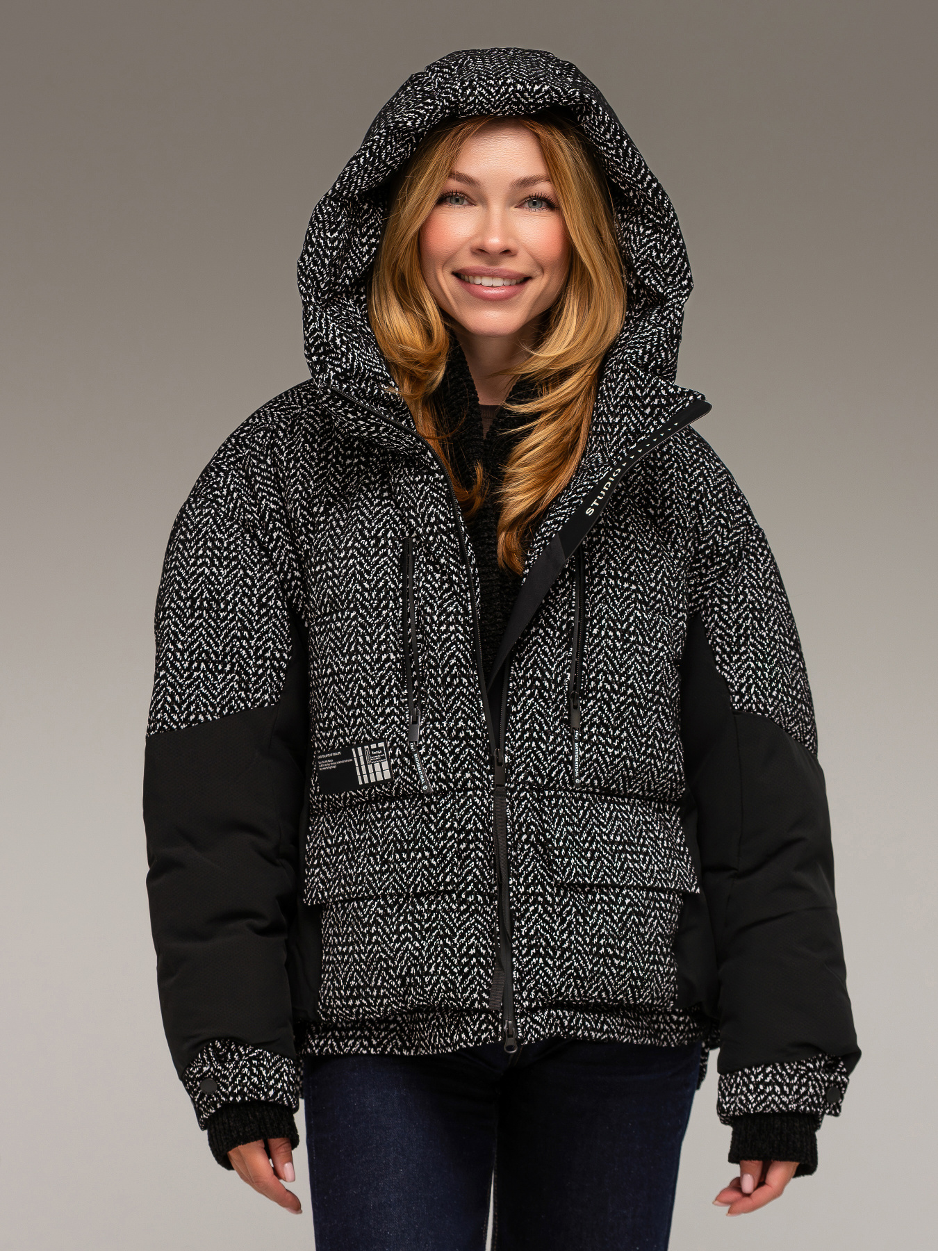 Зимова куртка YIMOSIS модель 1902-black Фото