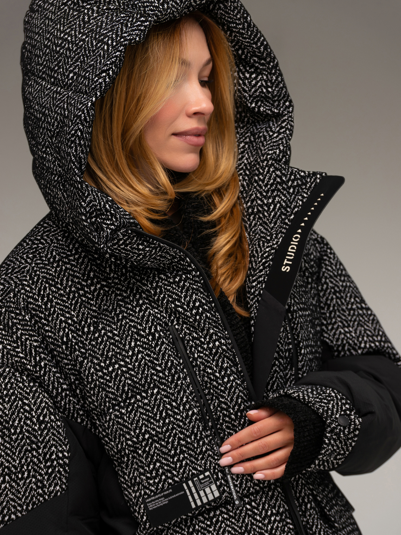 Зимова куртка YIMOSIS модель 1902-black Фото