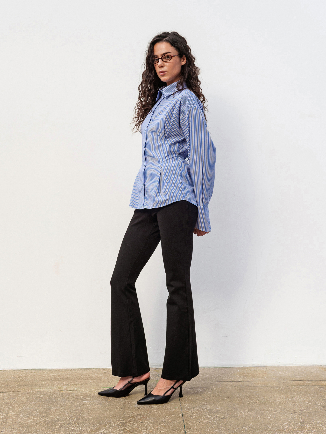 Рубашка повседневная Romashka Вертикаль модель 201027204041 Фото