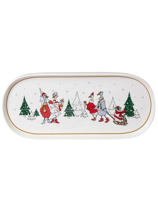 Блюдо овальное lefard "Family christmas" 34*14,5 см 425-211 Китай Lefard үлгі 6907004252111 Фото