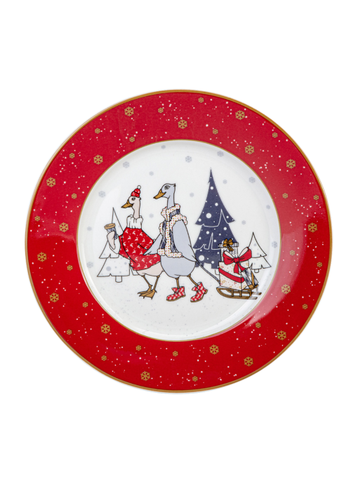 Тарелка закусочная lefard "family christmas" 20 см  425-120 Китай Lefard үлгі 6907004251206 Фото