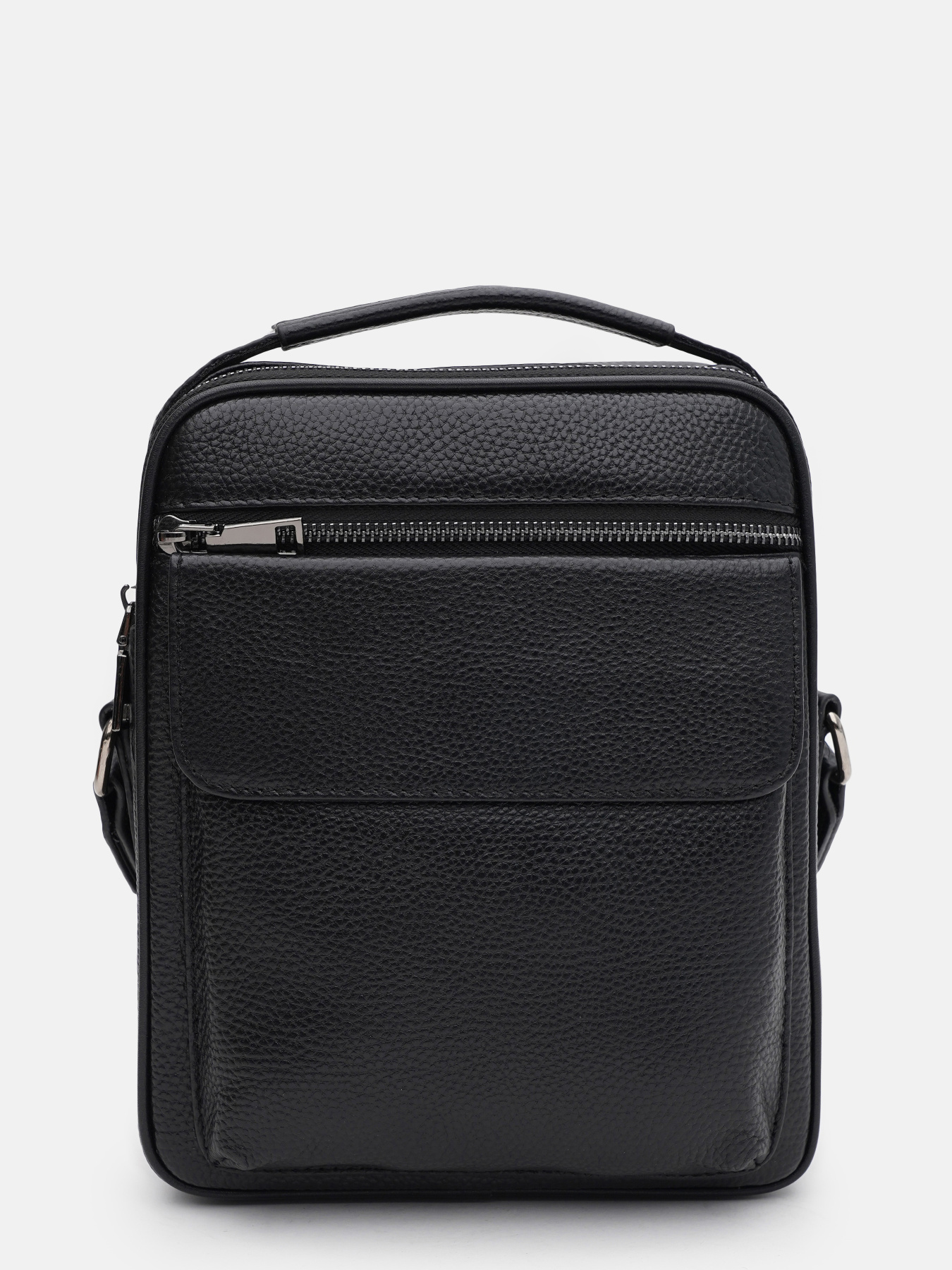 Мессенджер Borsa Leather модель K166393bl-black Фото