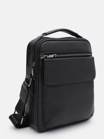 Мессенджер Borsa Leather модель K166393bl-black Фото