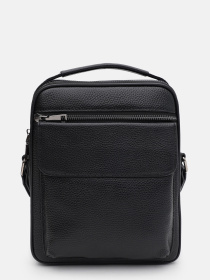 Мессенджер Borsa Leather модель K166393bl-black Фото