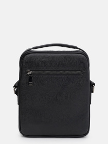 Мессенджер Borsa Leather модель K166389-6bl-black Фото