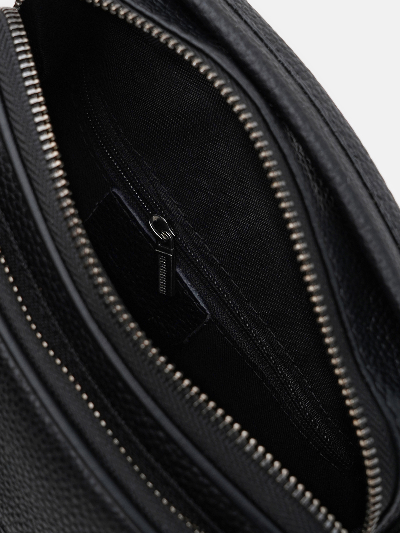 Мессенджер Borsa Leather модель K166389-6bl-black Фото