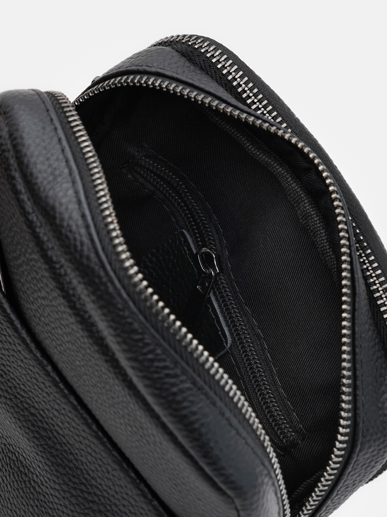 Мессенджер Borsa Leather модель K166365bl-black Фото