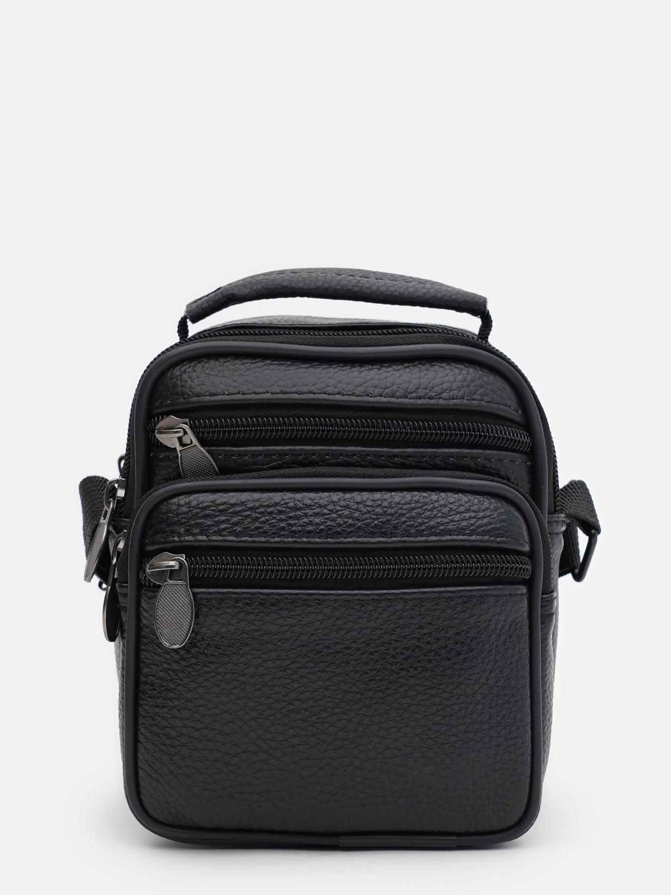 Мессенджер Borsa Leather модель K16685-1bl-black Фото