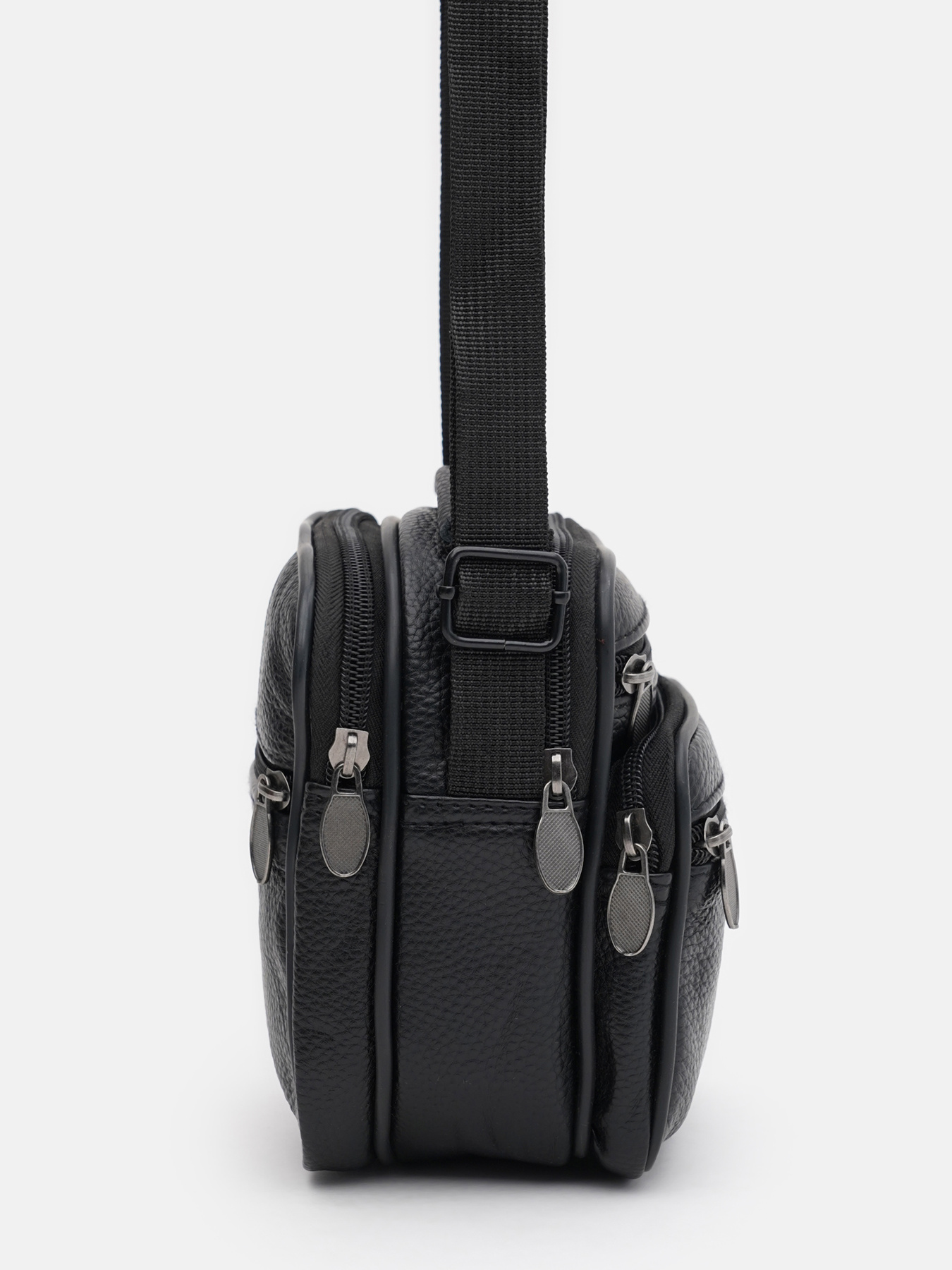 Мессенджер Borsa Leather модель K16685-1bl-black Фото