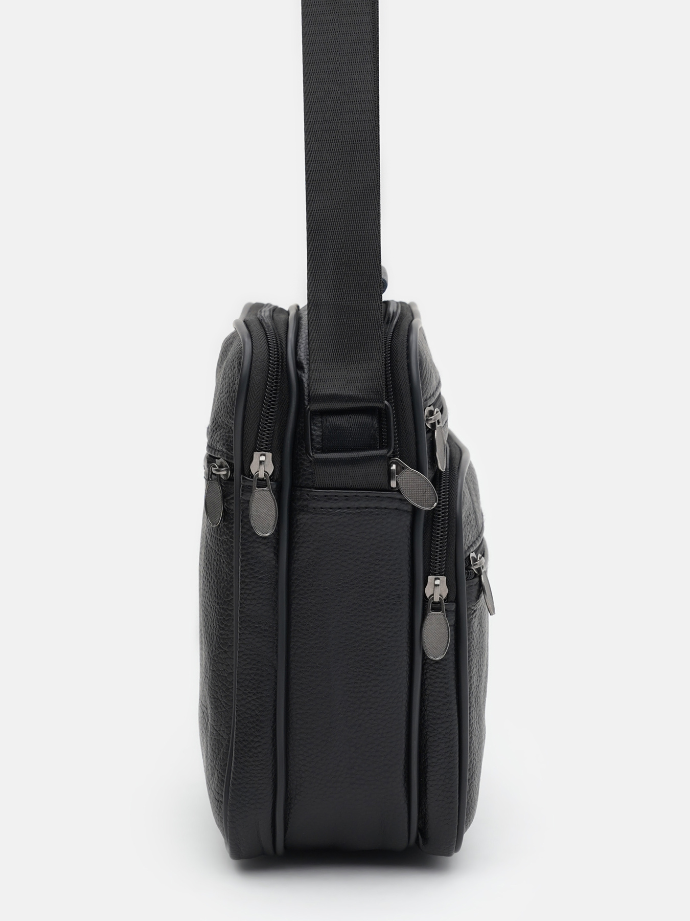 Мессенджер Borsa Leather модель K16685-3bl-black Фото