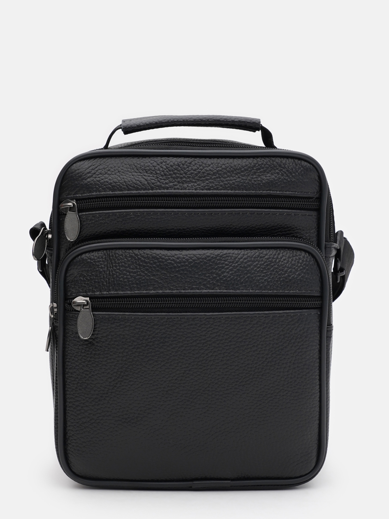 Мессенджер Borsa Leather модель K16685-3bl-black Фото