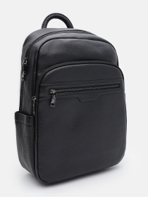 Повседневный рюкзак Borsa Leather модель K16613bl-black Фото