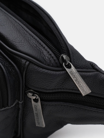Поясная сумка Borsa Leather модель K1428f-black Фото