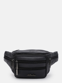 Поясная сумка Borsa Leather модель K1428f-black Фото