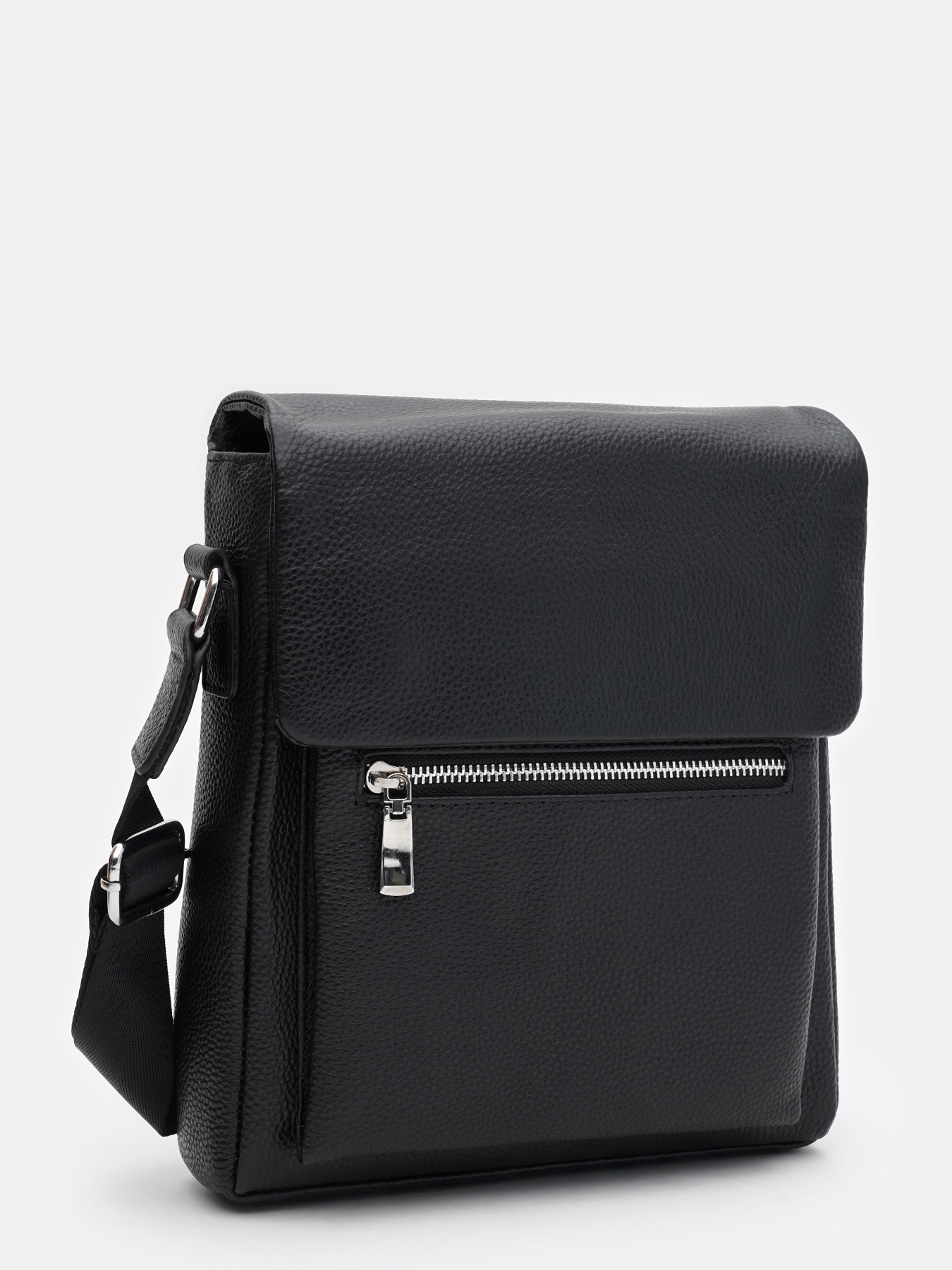 Мессенджер Borsa Leather модель K1608-1bl-black Фото