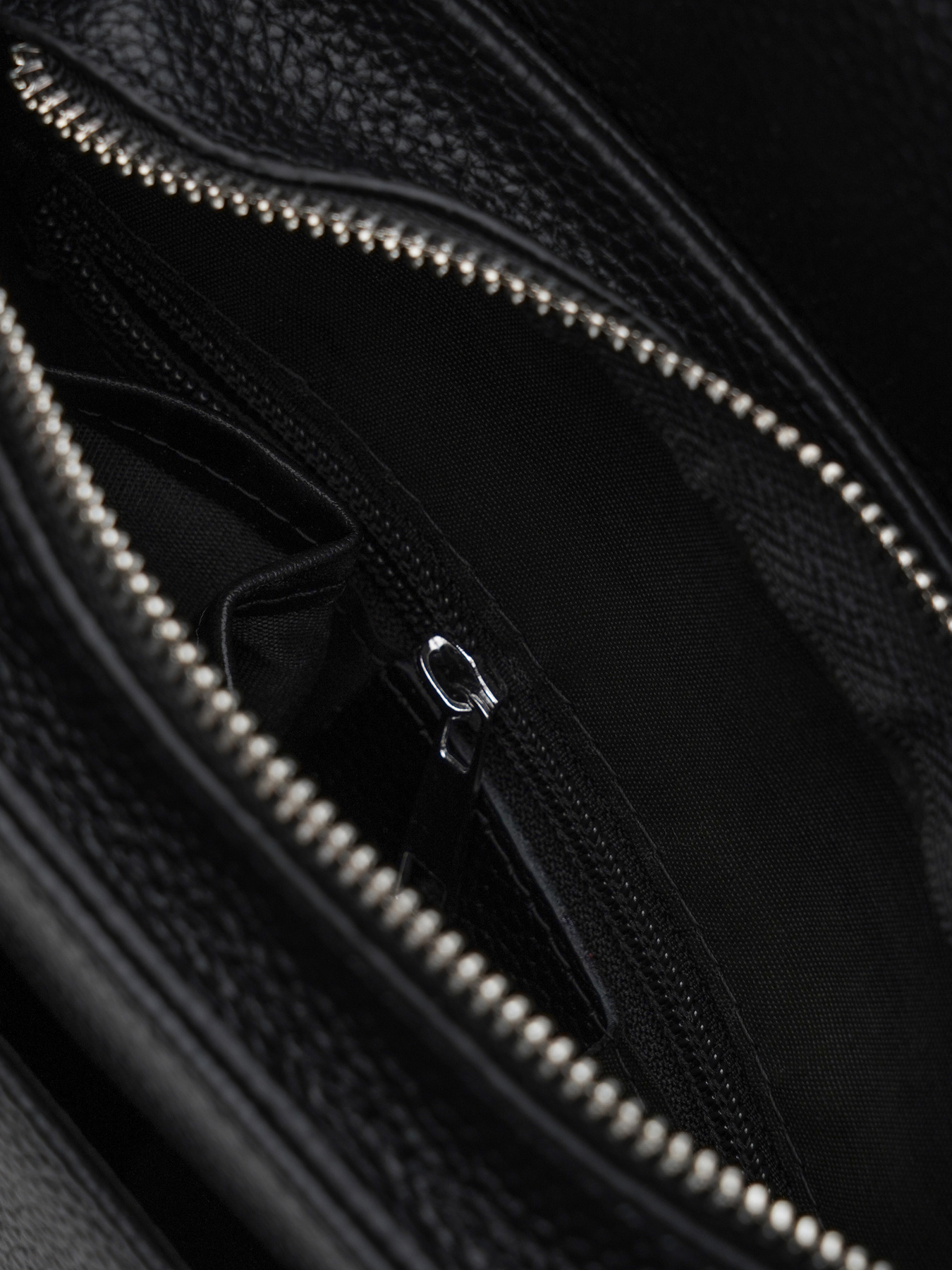 Мессенджер Borsa Leather модель K1608-1bl-black Фото