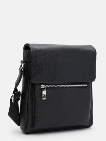 Мессенджер Borsa Leather модель K1608-1bl-black Фото