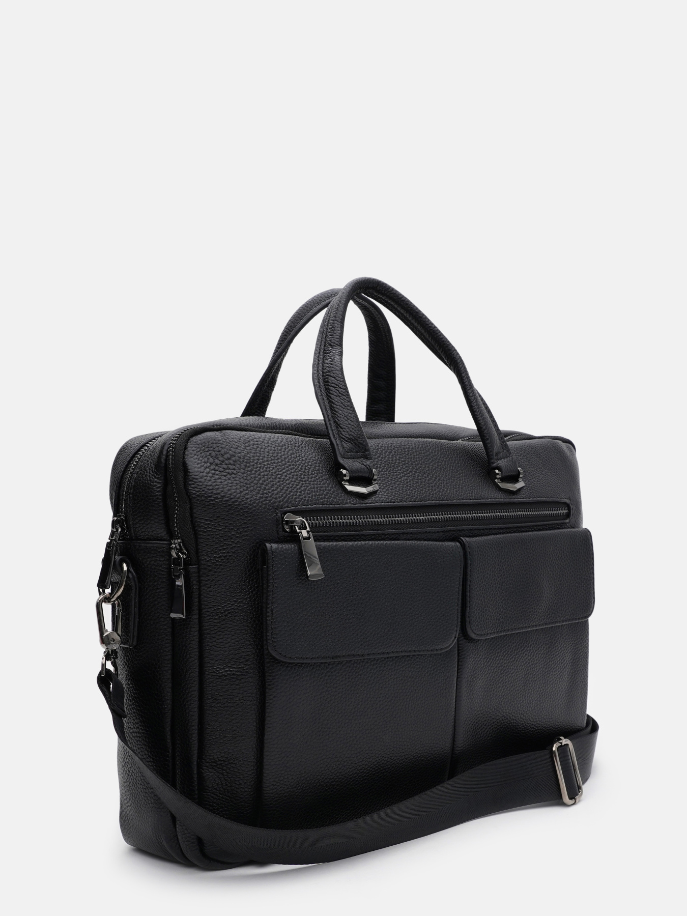 Портфель Borsa Leather модель K166457bl-black Фото