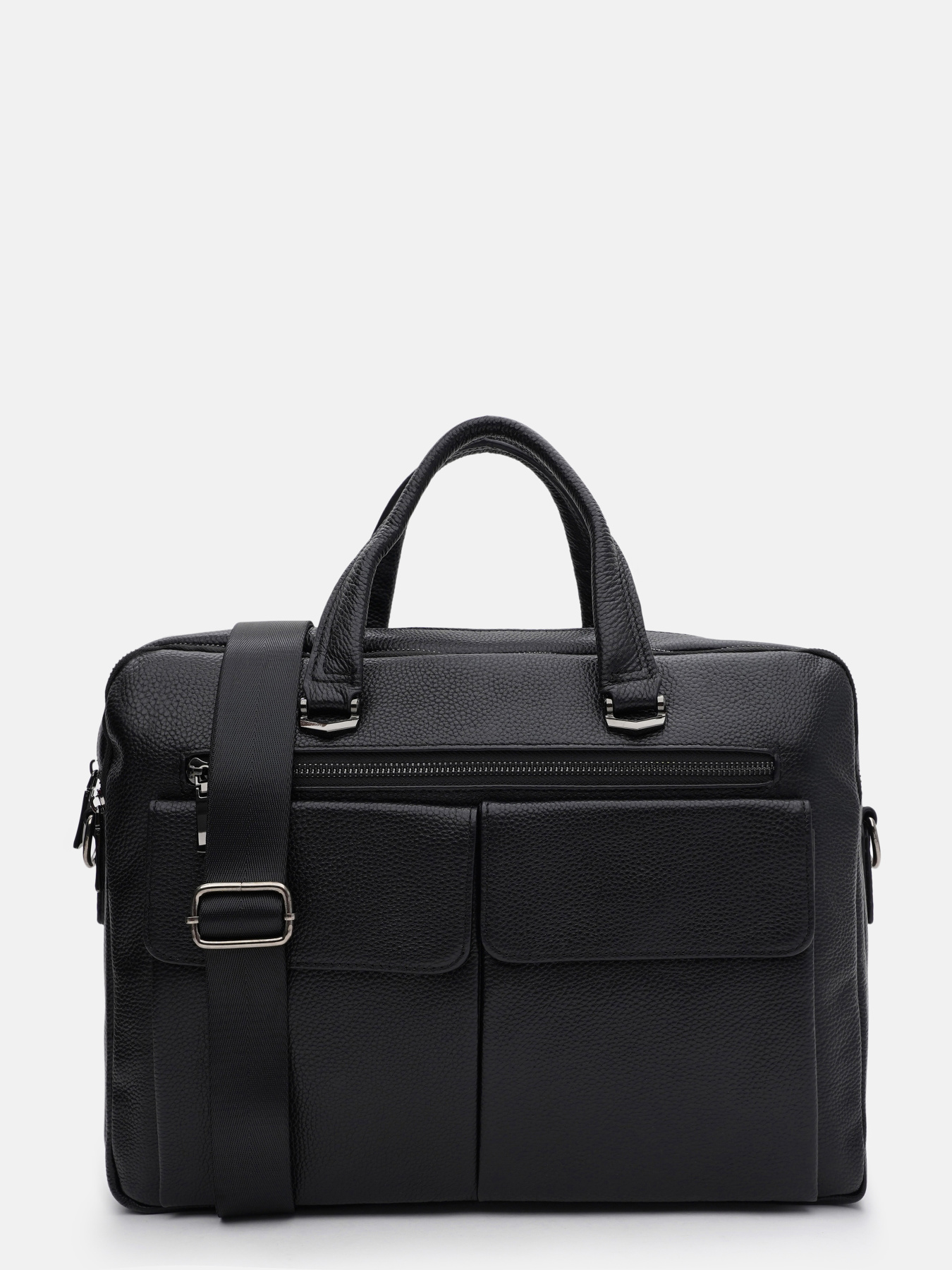 Портфель Borsa Leather модель K166457bl-black Фото