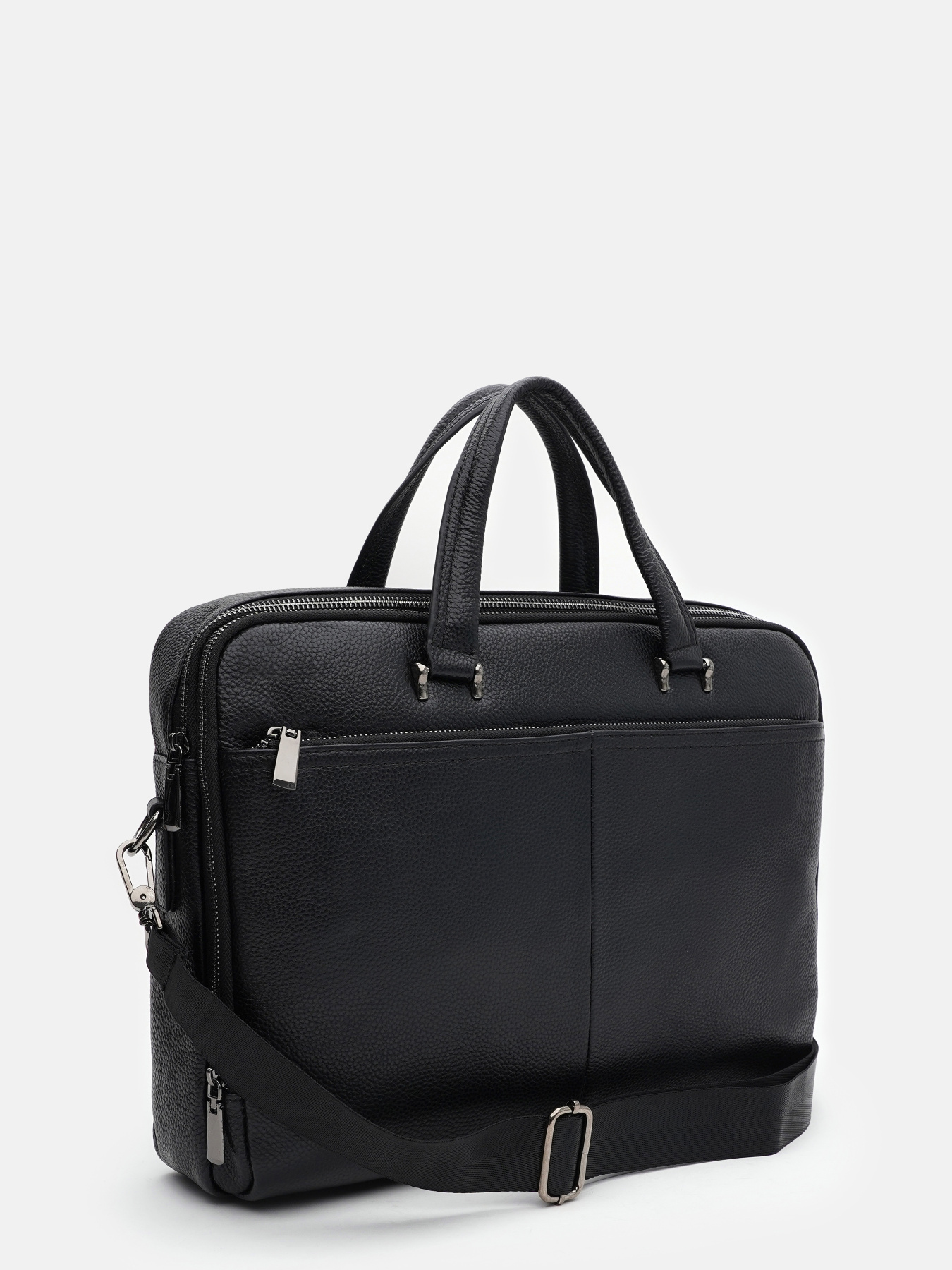 Сумка для ноутбука Borsa Leather модель K166442bl-black Фото