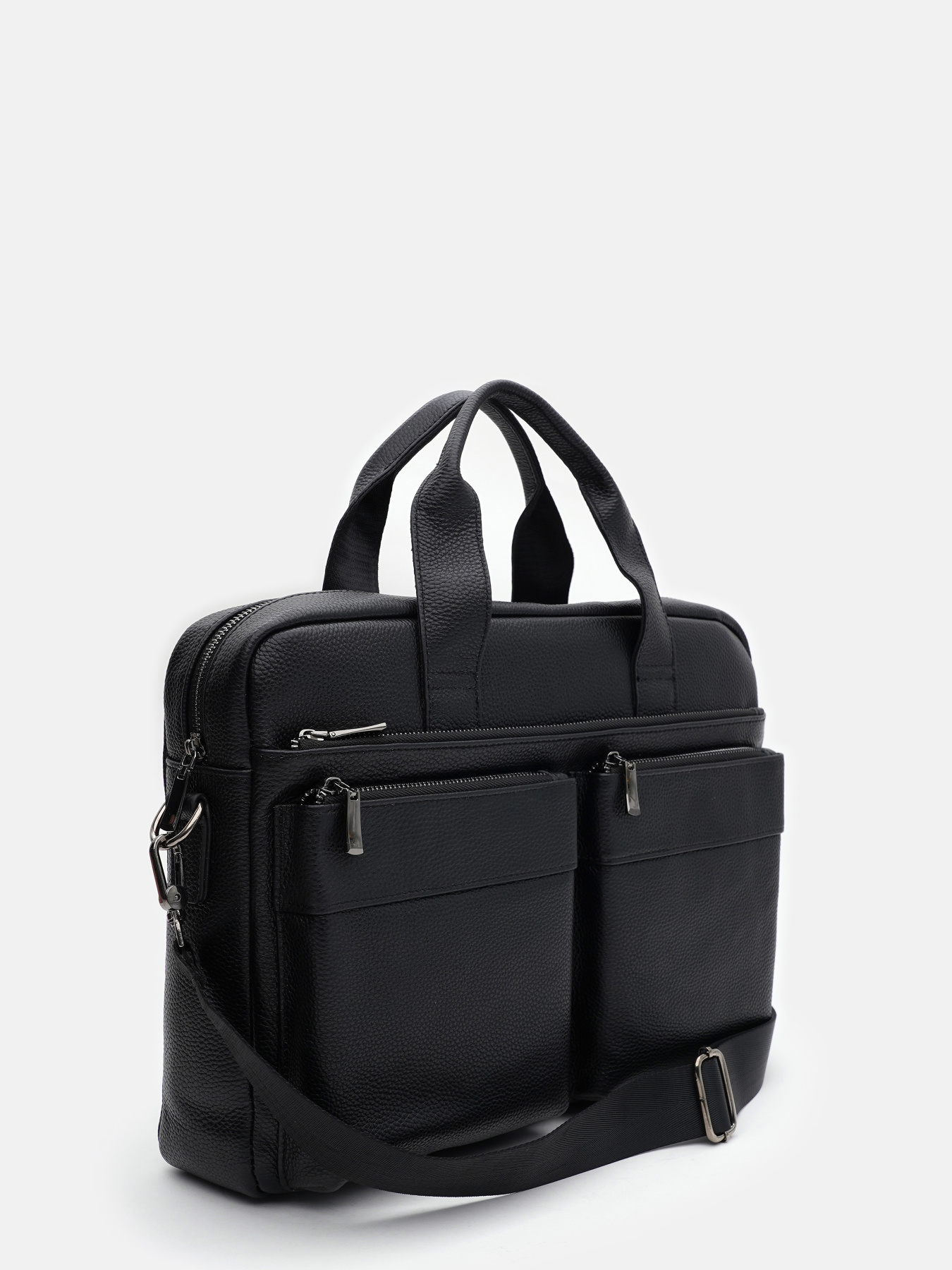 Сумка для ноутбука Borsa Leather модель K166451bl-black Фото