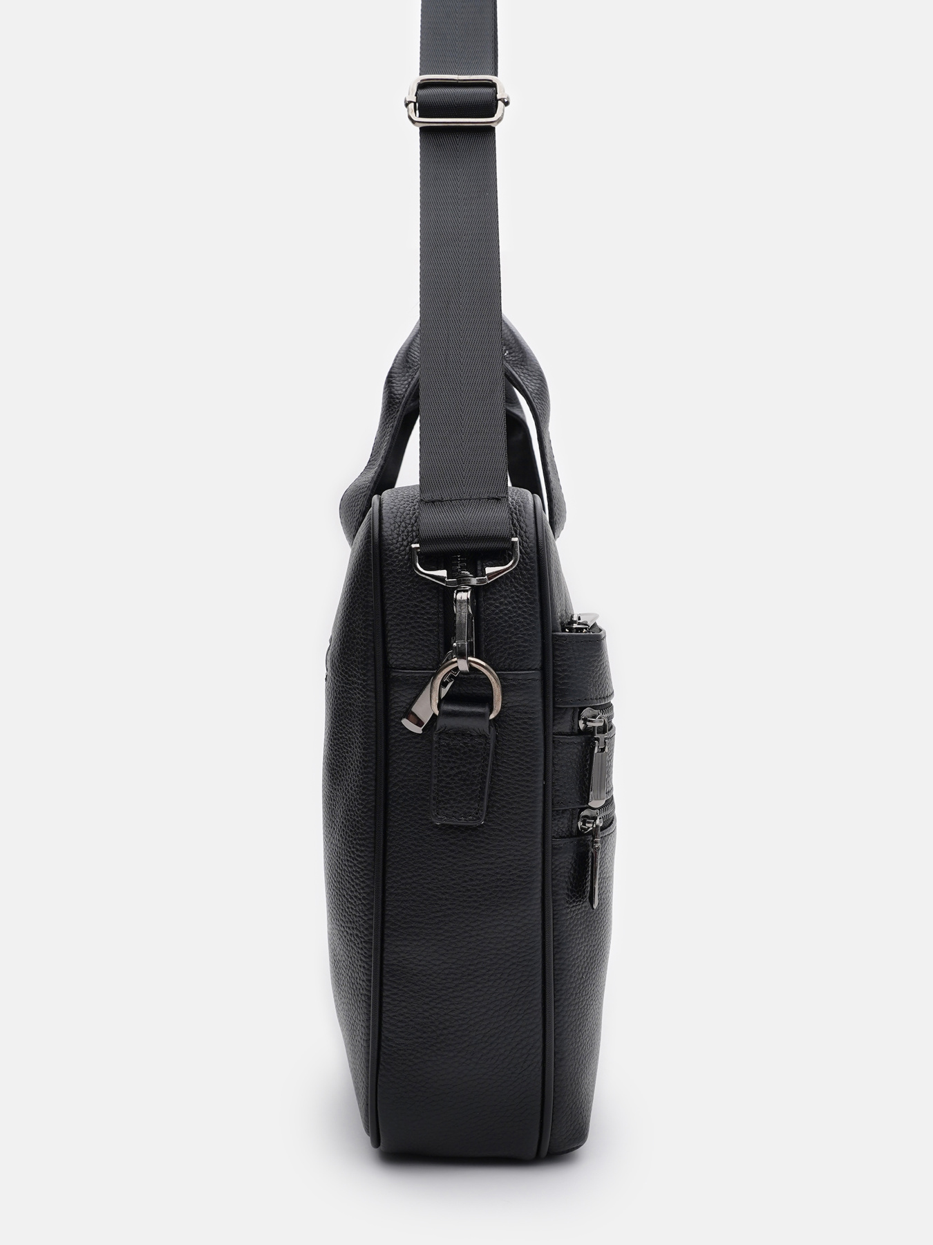 Сумка для ноутбука Borsa Leather модель K166458bl-black Фото