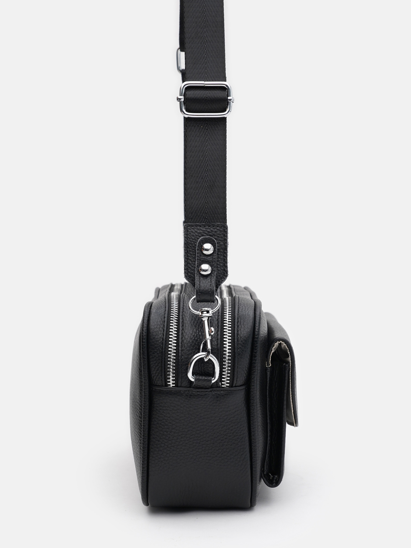 Кросс-боди Borsa Leather модель K12602bl-black Фото