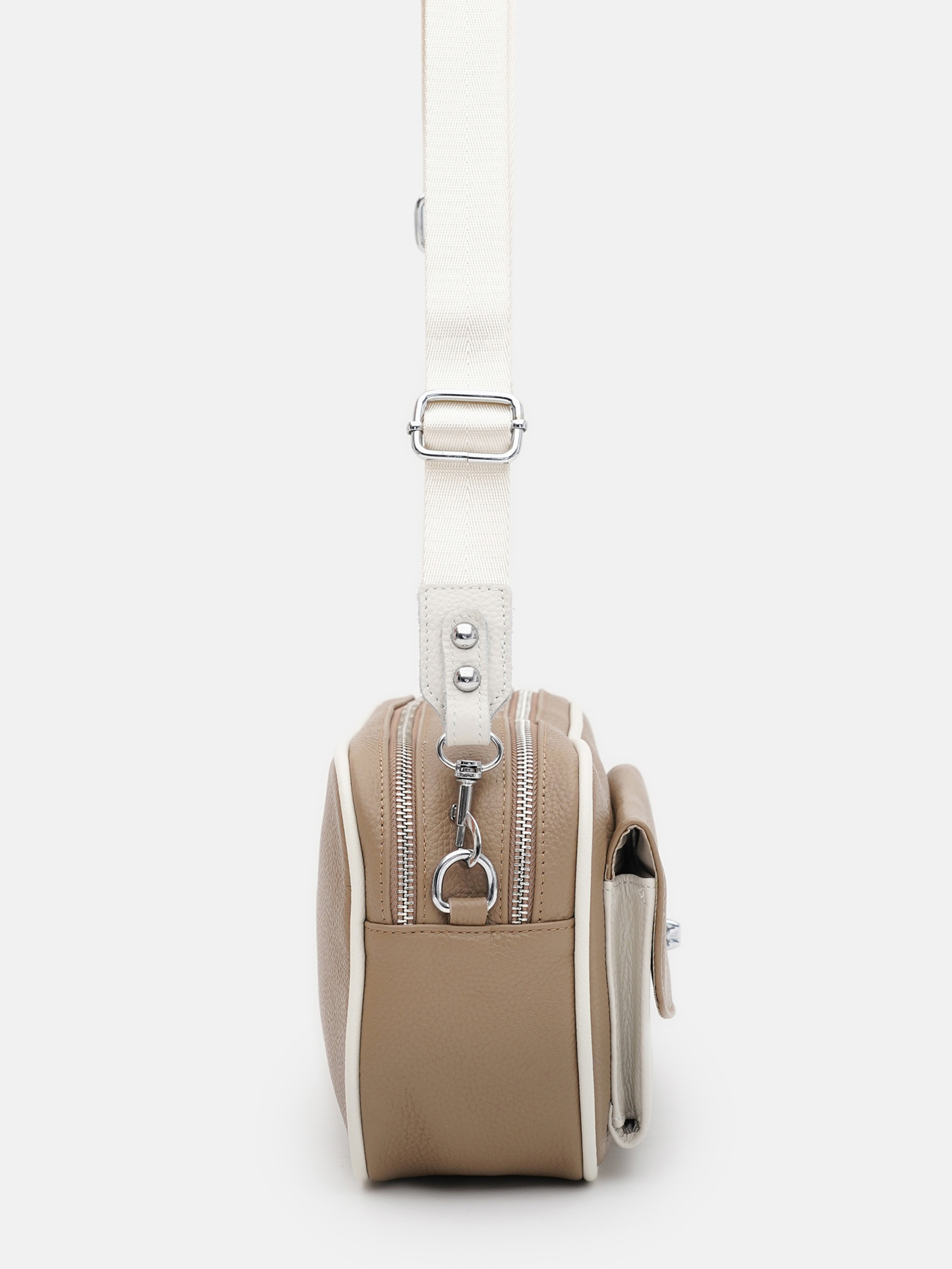 Кросс-боди Borsa Leather модель K12602be-beige Фото