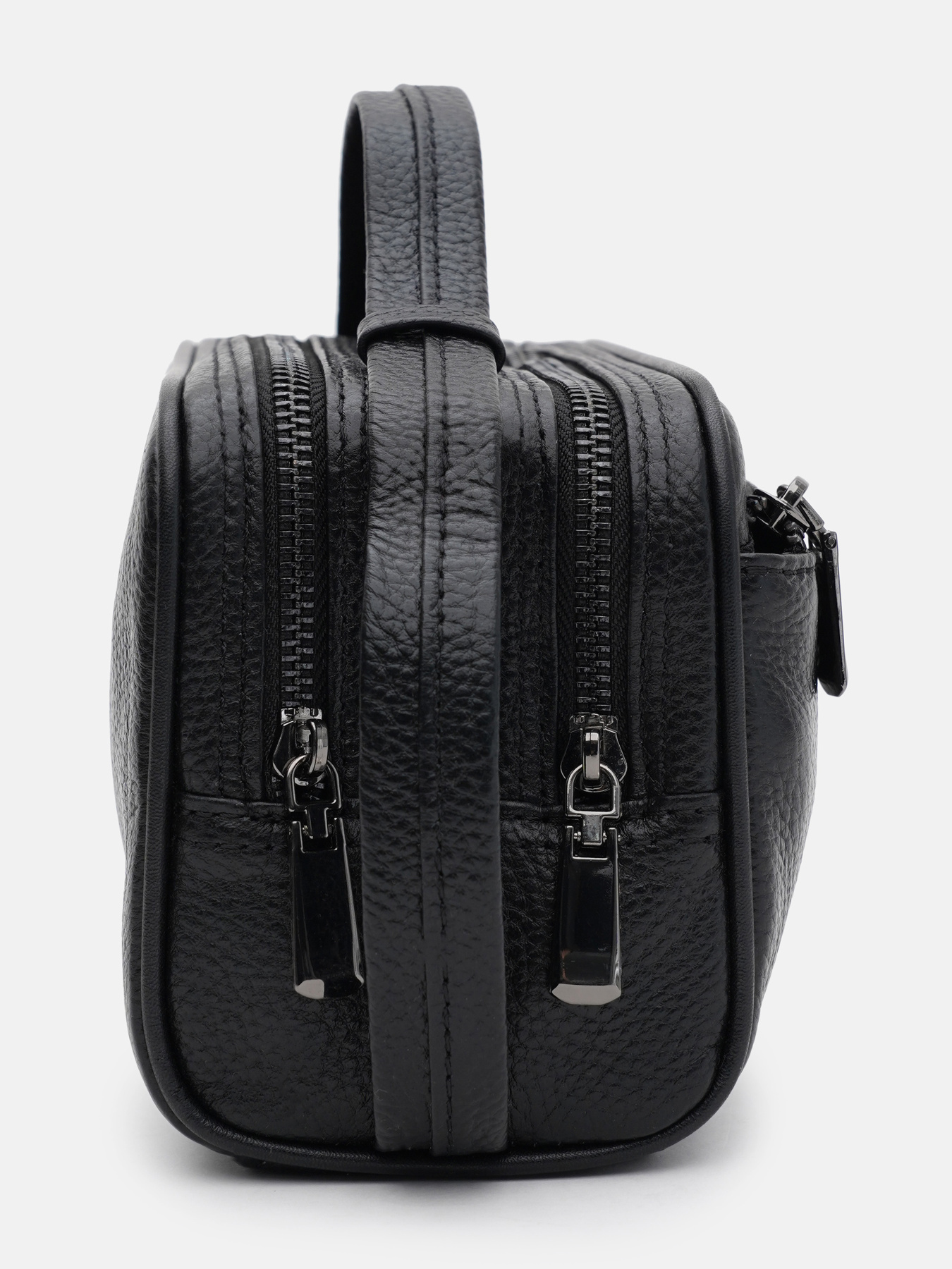 Сумка-органайзер Borsa Leather модель K166030bl-black Фото