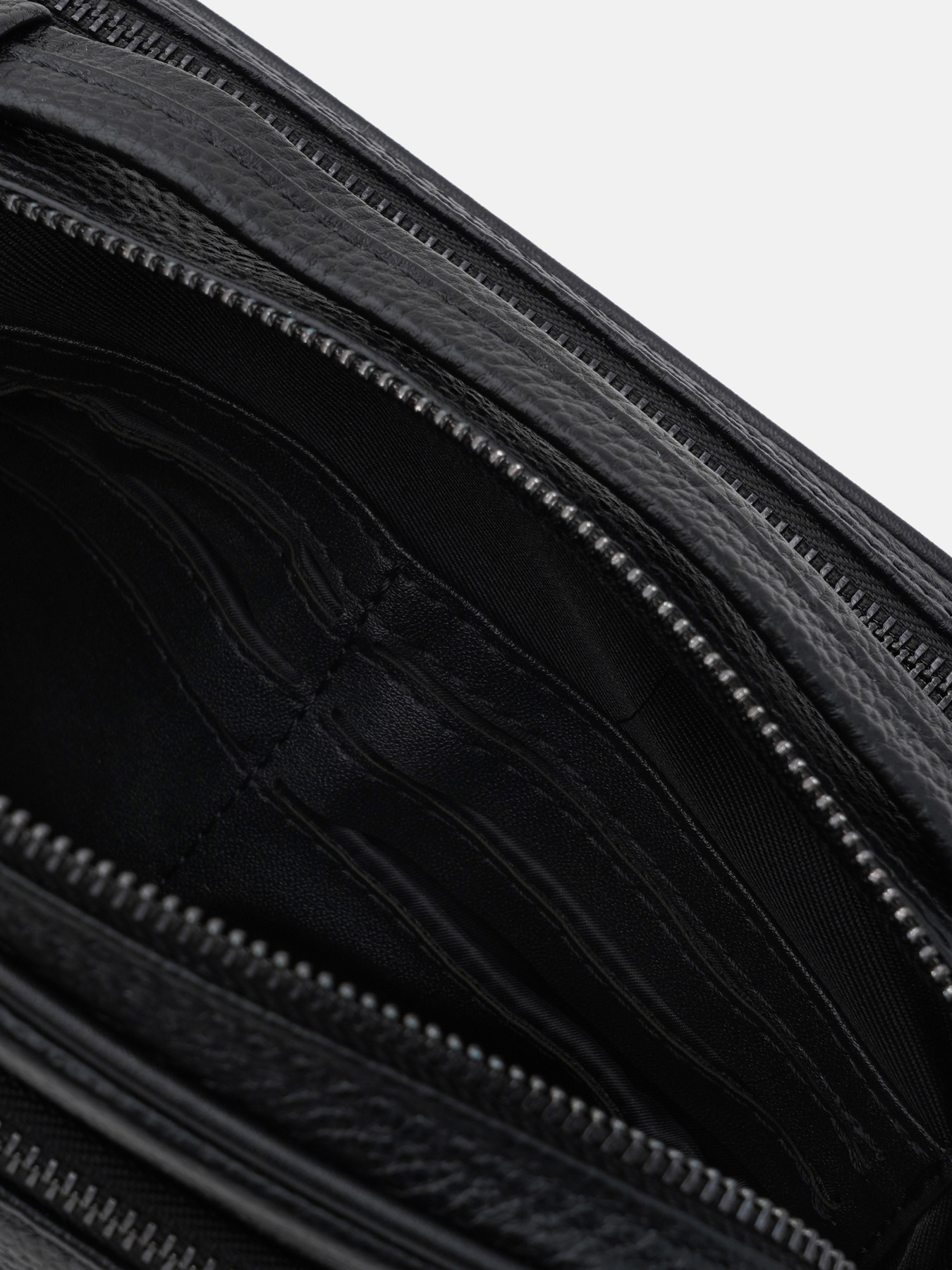 Сумка-органайзер Borsa Leather модель K166030bl-black Фото