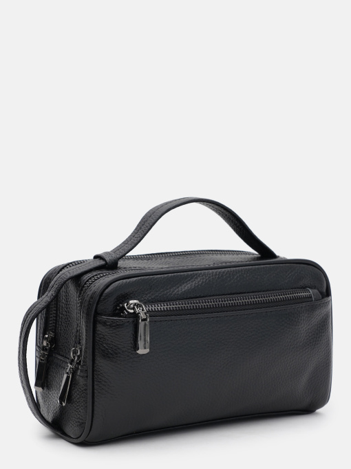 Сумка-органайзер Borsa Leather модель K166030bl-black Фото