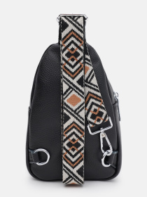 Рюкзак Borsa Leather модель K15-606bl-black Фото