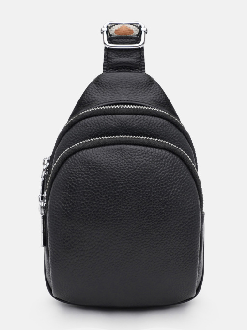 Рюкзак Borsa Leather модель K15-606bl-black Фото