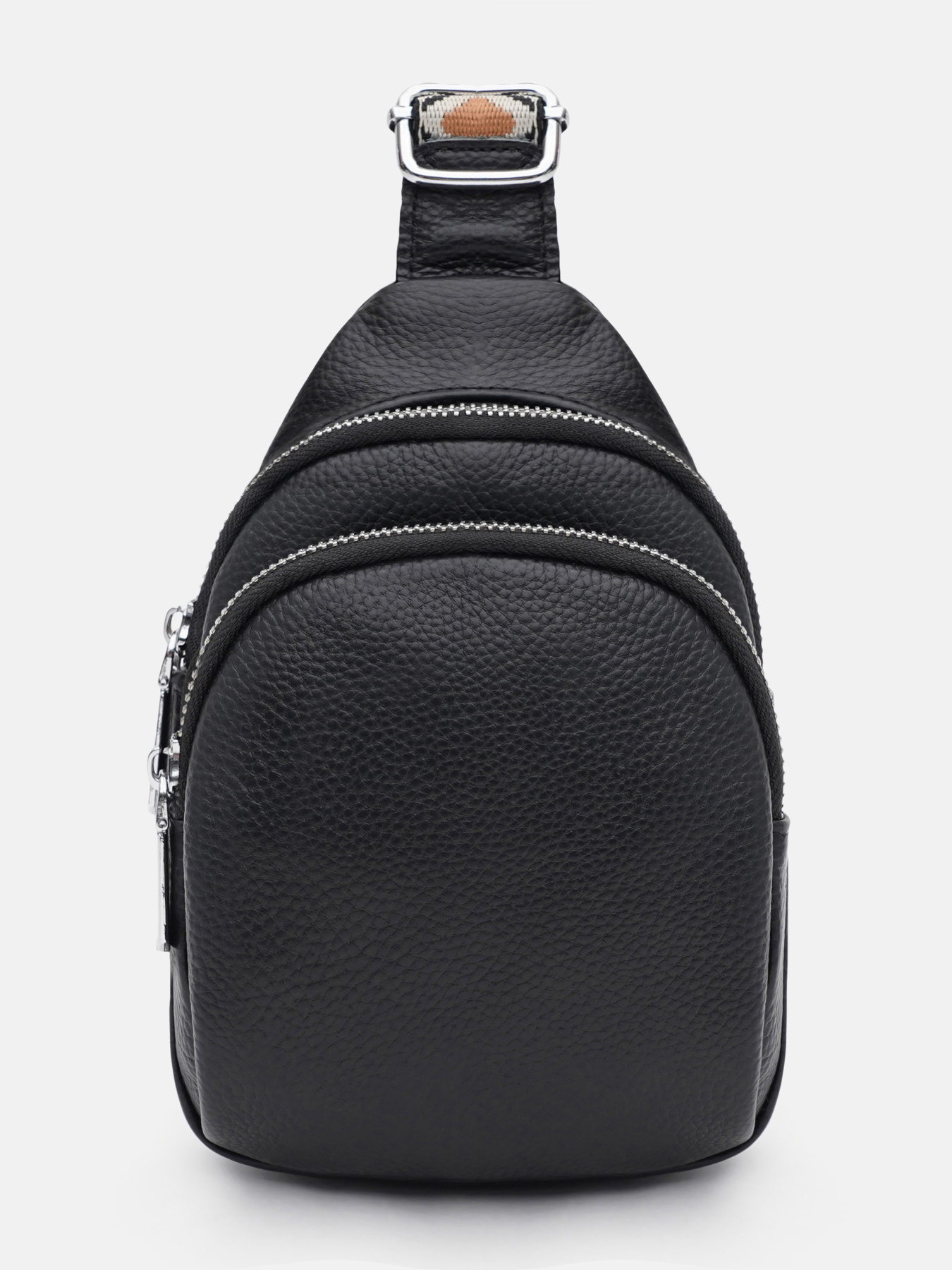 Повседневный рюкзак Borsa Leather модель K15-606bl-black Фото