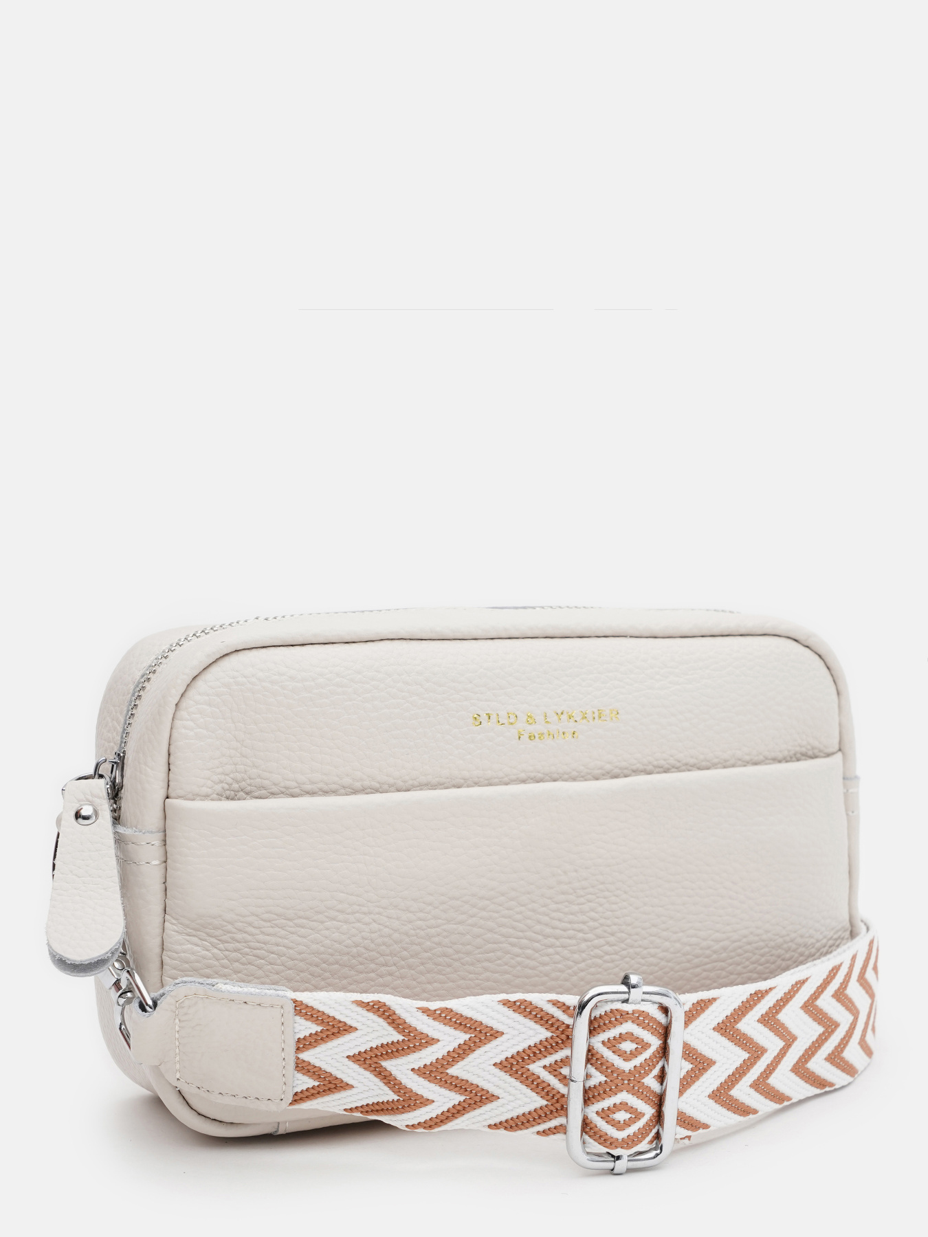 Кросс-боди Borsa Leather модель K15-5818w-white Фото