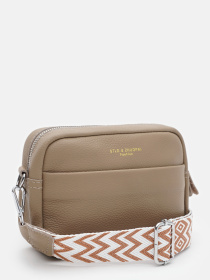 Кросс-боди Borsa Leather модель K15-5818be-beige Фото