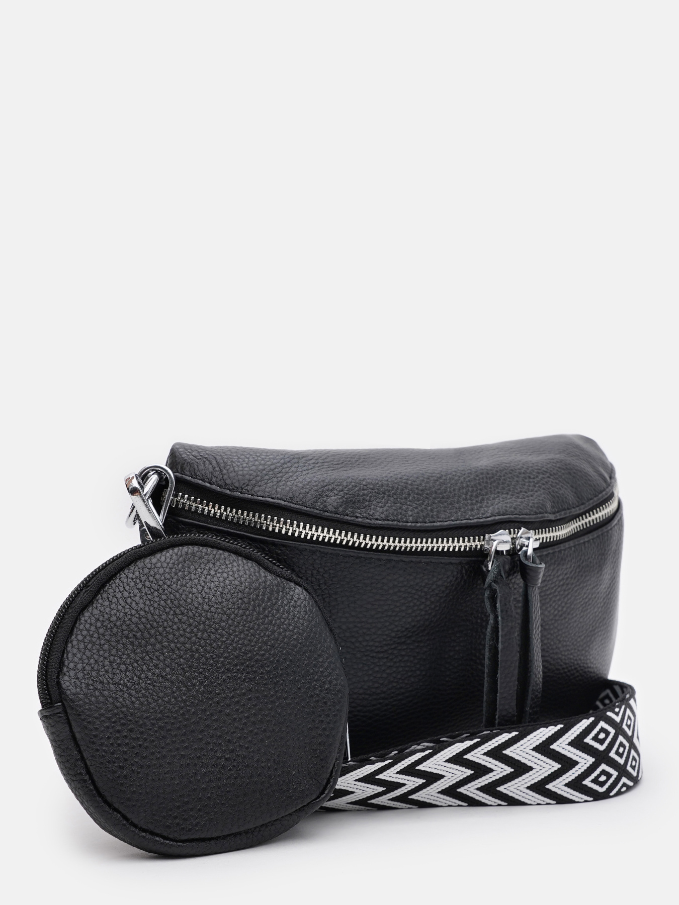 Кросс-боди Borsa Leather модель K15-5813bl-black Фото