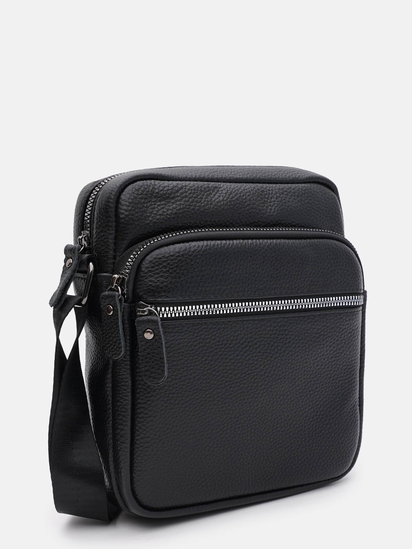 Мессенджер Borsa Leather модель K19803-1bl-black Фото