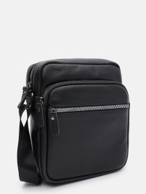Мессенджер Borsa Leather модель K19803-1bl-black Фото