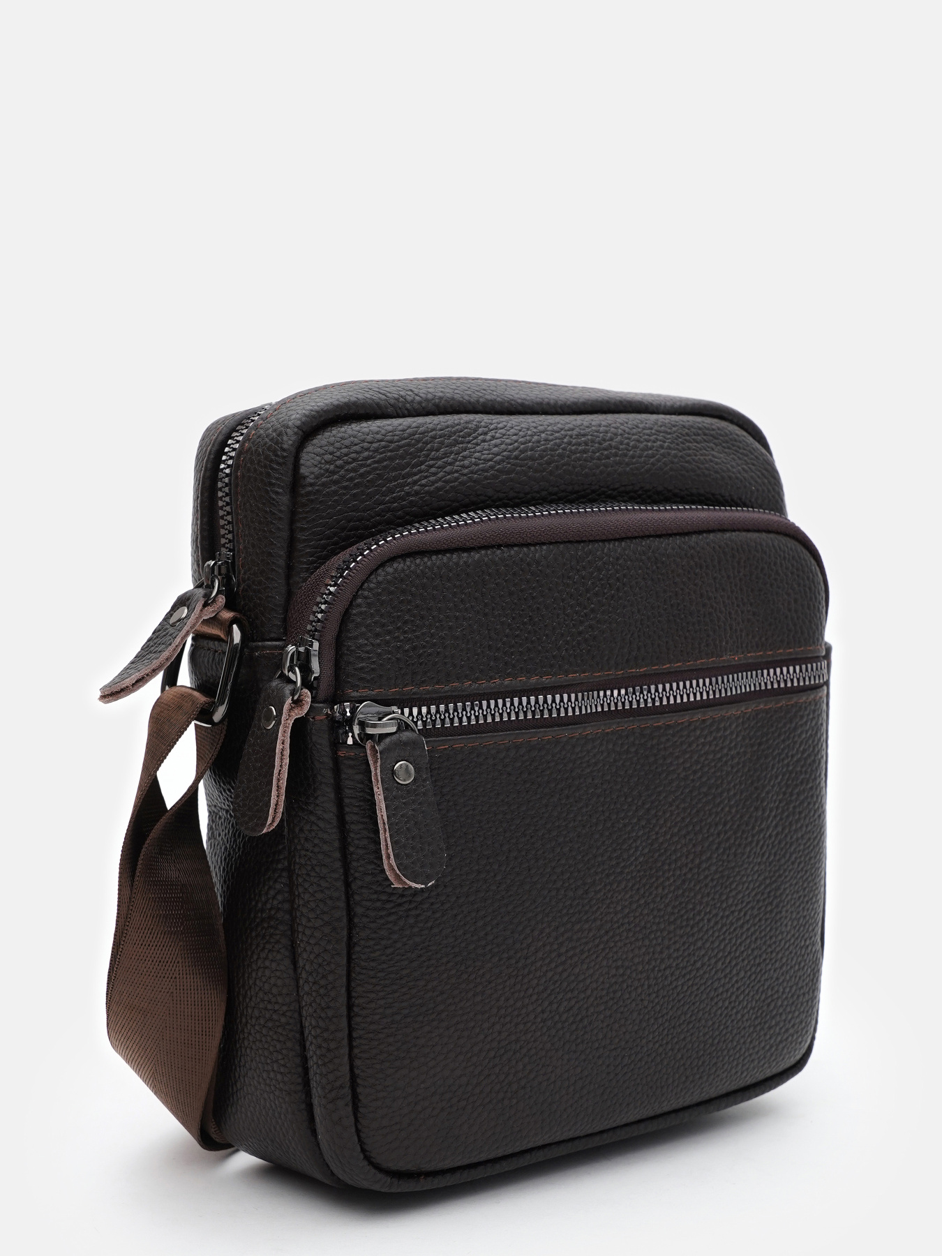 Мессенджер Borsa Leather модель K19803-1br-brown Фото