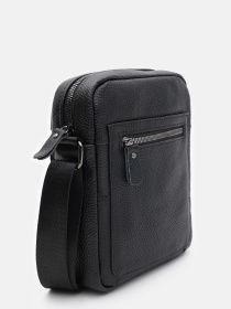 Мессенджер Borsa Leather модель K19803-2bl-black Фото